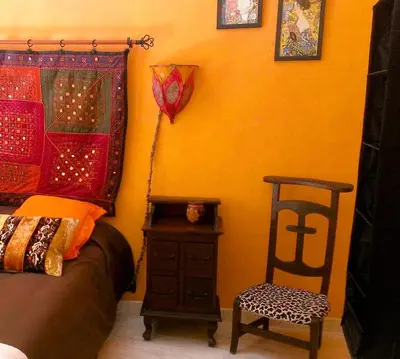 Cama o camas de una habitación en Las Cuatro Esquinas de Cáceres