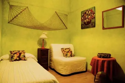 Cama o camas de una habitación en Las Cuatro Esquinas de Cáceres