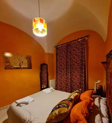 Cama o camas de una habitación en Las Cuatro Esquinas de Cáceres