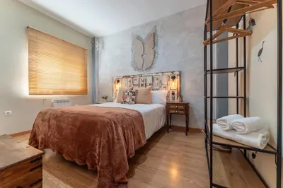 Cama o camas de una habitación en Hogar de ZOE