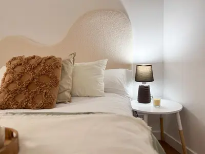 Cama o camas de una habitación en TiétarHomes 2B