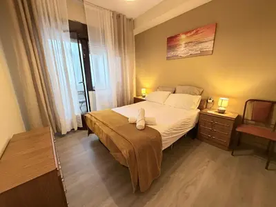 Cama o camas de una habitación en Apartamento VUT La Escuela El Barco de Ávila