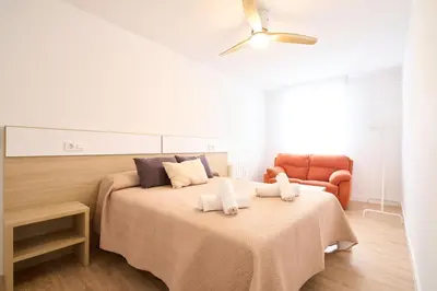 Cama o camas de una habitación en La brisa del Jerte by keyhom