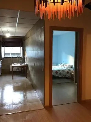 Cama o camas de una habitación en El Mirador de Hervas