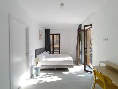 Cama o camas de una habitación en Hotel Gran Vía by gaiarooms