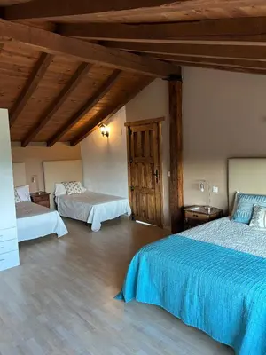 Cama o camas de una habitación en FINCA El LABRAO DE ALARDOS
