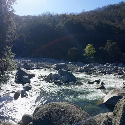 Paisaje cerca de este chalet de montaña