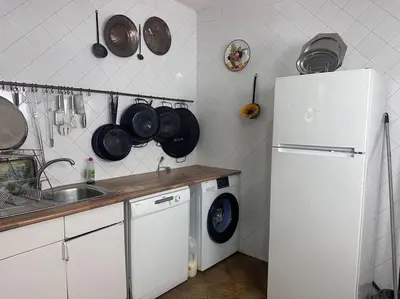 Una cocina o zona de cocina en Casa para fiestas 16 personas, barbacoa y terraza