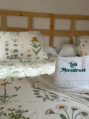 Cama o camas de una habitación en Las monisimas