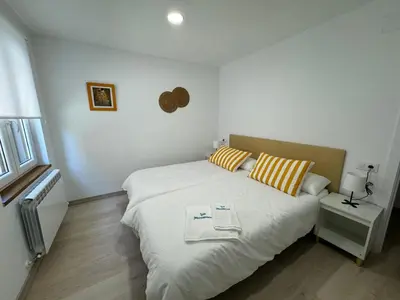 Cama o camas de una habitación en Las monisimas