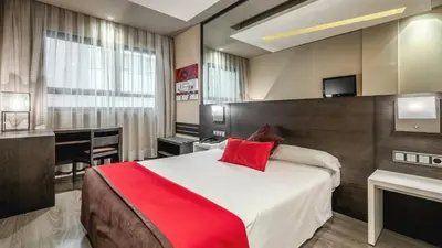 Cama o camas de una habitación en Be Live City Center Talavera