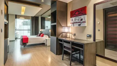 Cama o camas de una habitación en Be Live City Center Talavera