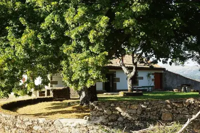 Jardín al aire libre en Finca en El Monte de Béjar