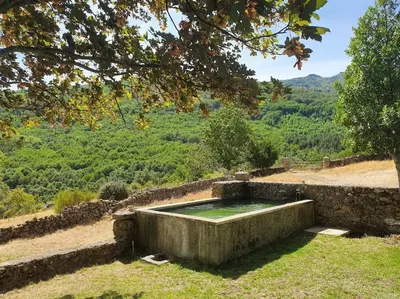 Paisaje cerca de este chalet de montaña