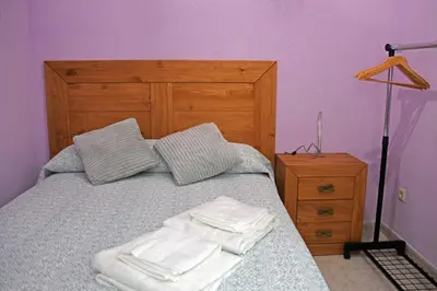 Cama o camas de una habitación en La Plazuela