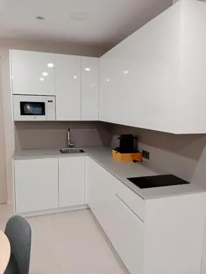 Una cocina o zona de cocina en Apartamentos Living Libreros