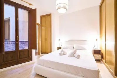 Cama o camas de una habitación en Tentenecio Catedral Casco Histórico