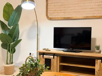 Una televisión o centro de entretenimiento en Tentenecio Catedral Casco Histórico