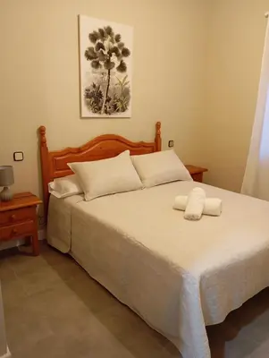 Cama o camas de una habitación en La Muralla de Gredos