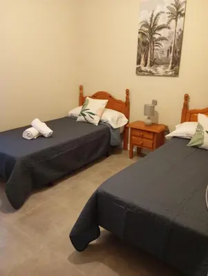 Cama o camas de una habitación en La Muralla de Gredos