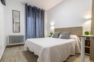 Cama o camas de una habitación en Doña Norma