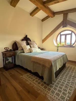 Cama o camas de una habitación en La Comarca de Vératton