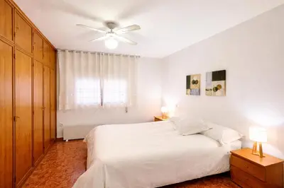 Cama o camas de una habitación en Manomar II, tu refugio en Gata