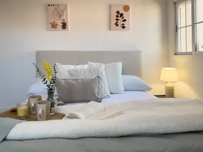 Cama o camas de una habitación en TiétarHomes 4A