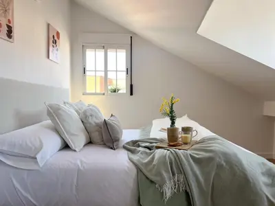 Cama o camas de una habitación en TiétarHomes 4A