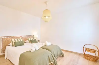 Cama o camas de una habitación en El mirador de Plasencia by keyhom