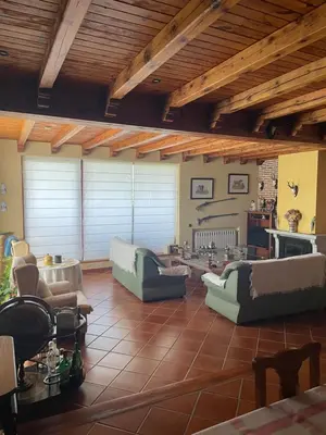 Zona de estar de La Casita del Cerro