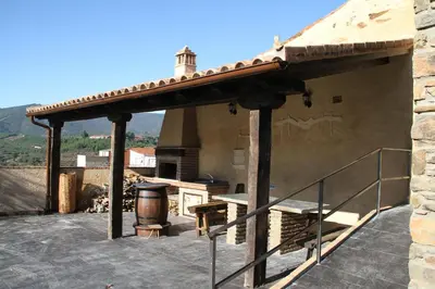 Un balcón o terraza de Casa Rural El Peral
