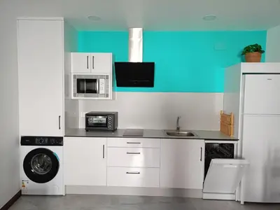 Una cocina o zona de cocina en Apartamento Sanin 1