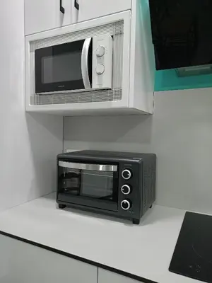 Una cocina o zona de cocina en Apartamento Sanin 1
