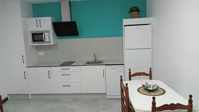 Una cocina o zona de cocina en Apartamento Sanin 1