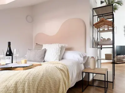 Cama o camas de una habitación en TiétarHomes 4B