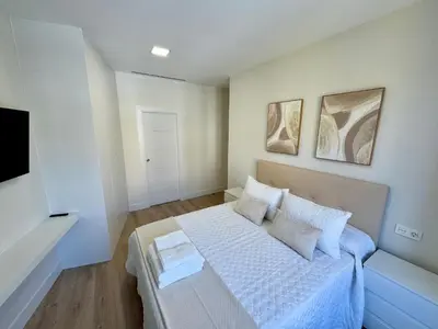 Cama o camas de una habitación en Corrillo Royal