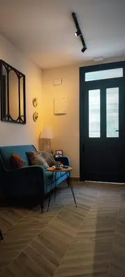 Zona de estar de Apartamento Oporto