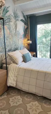 Cama o camas de una habitación en Apartamento Oporto