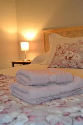 Cama o camas de una habitación en El Balcón de Gredos