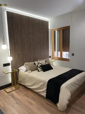 Cama o camas de una habitación en Plaza Mayor de Salamanca Apartamentos