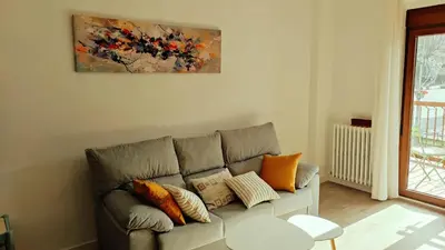 Zona de estar de Céntrico y amplio piso en Béjar