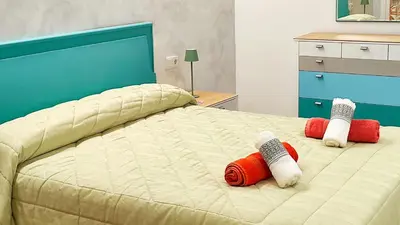 Cama o camas de una habitación en Céntrico y amplio piso en Béjar