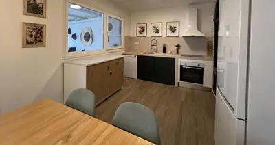 Una cocina o zona de cocina en Casa rural Macondo
