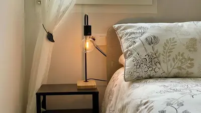 Cama o camas de una habitación en Paraje Sanchazurra