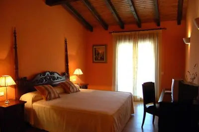 Cama o camas de una habitación en Alcor del Roble