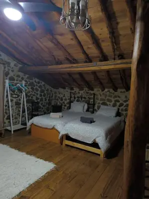Cama o camas de una habitación en Agroturismo Los Prados Sierra de San Vicente
