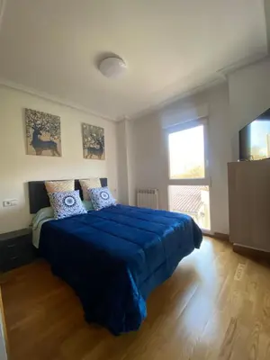Cama o camas de una habitación en Casa del Bosque