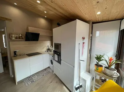 Una cocina o zona de cocina en El Capricho de Rosa