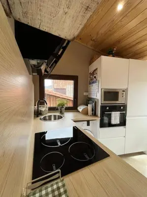 Una cocina o zona de cocina en El Capricho de Rosa